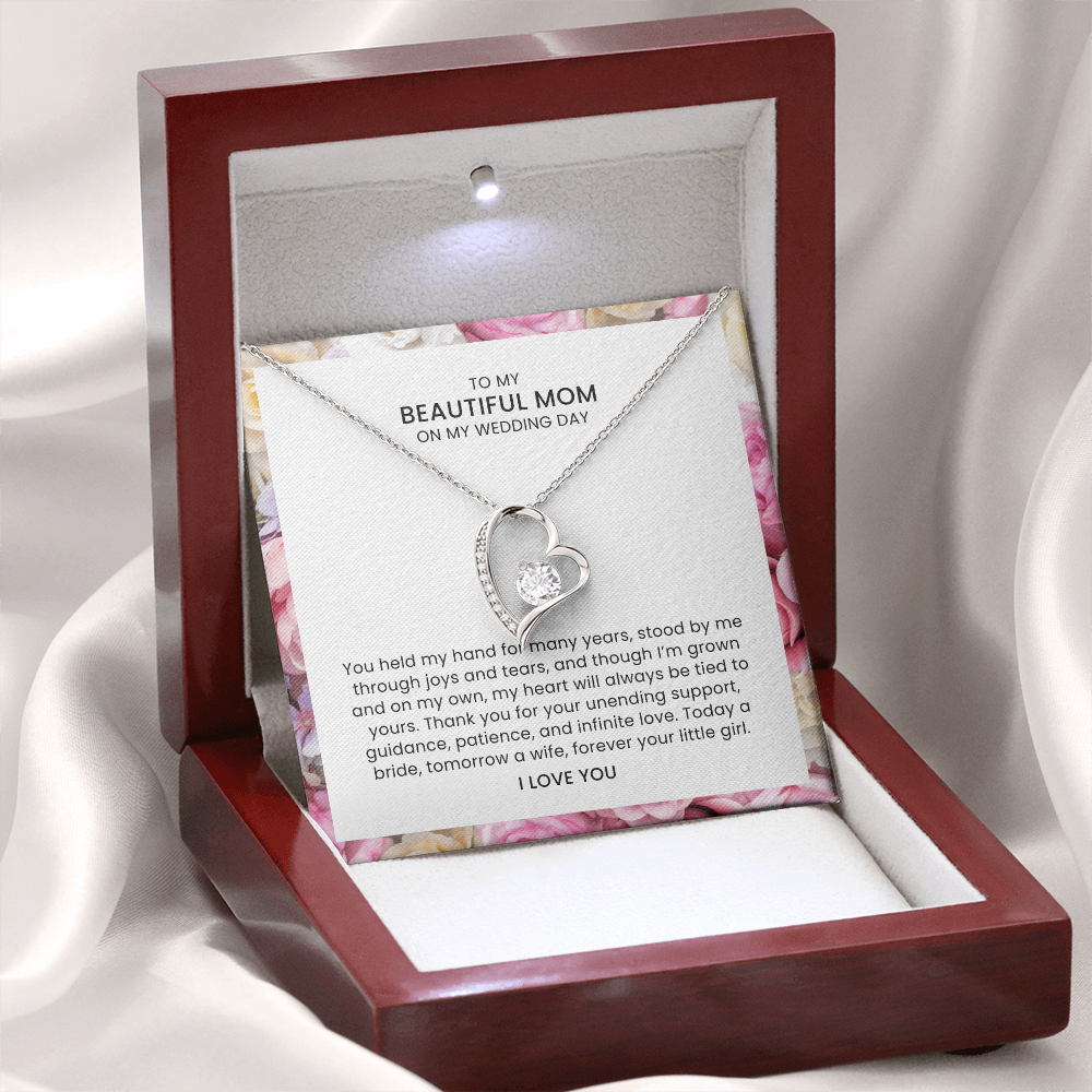 Bride mom heart