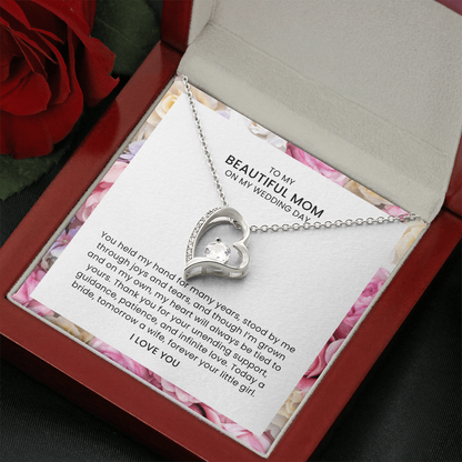 Bride mom heart