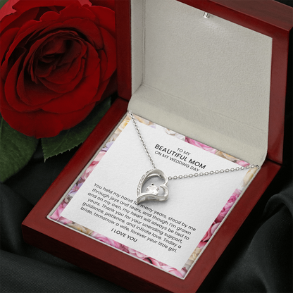 Bride mom heart