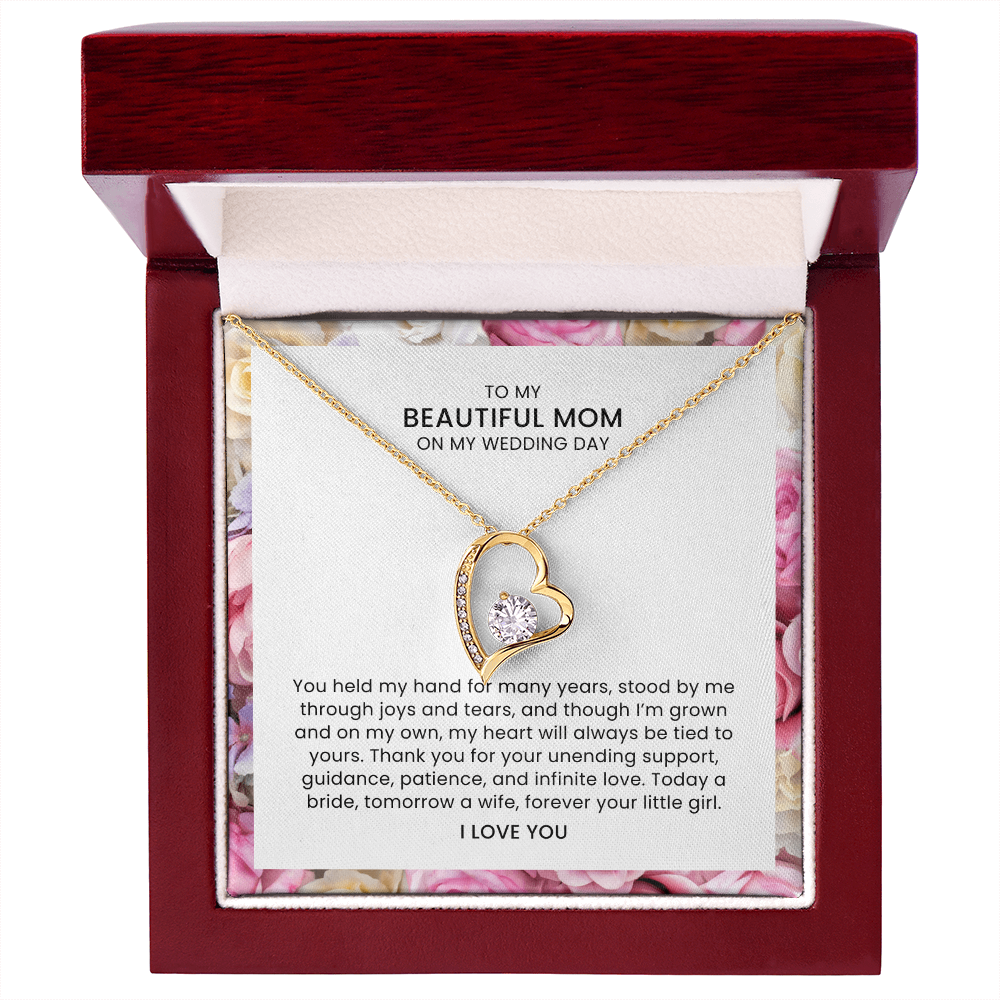 Bride mom heart