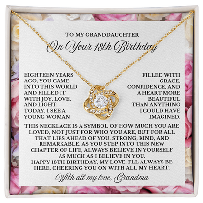 Granddaughter 18th knot