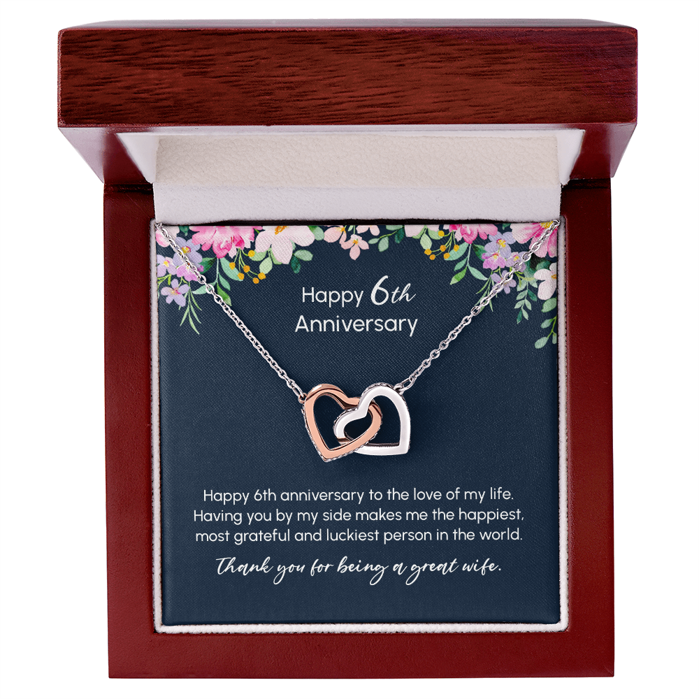 6th Anniversary Hearts