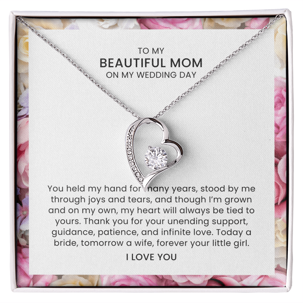 Bride mom heart