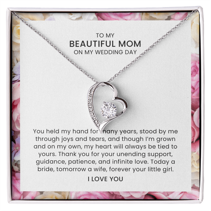 Bride mom heart