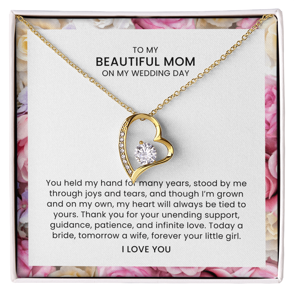 Bride mom heart