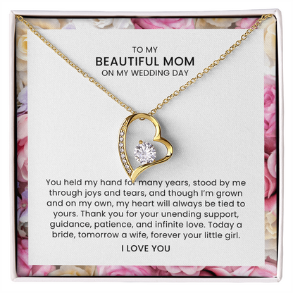 Bride mom heart