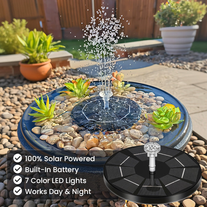 Solar Floating Fountain